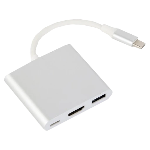 Cablexpert A-CM-HDMIF-02-SV USB-C на HDMI/USB 3.0/USB-C