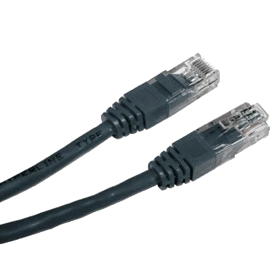 Cablexpert PP12-0.5M/BK 0.5 м кат.5Е черный