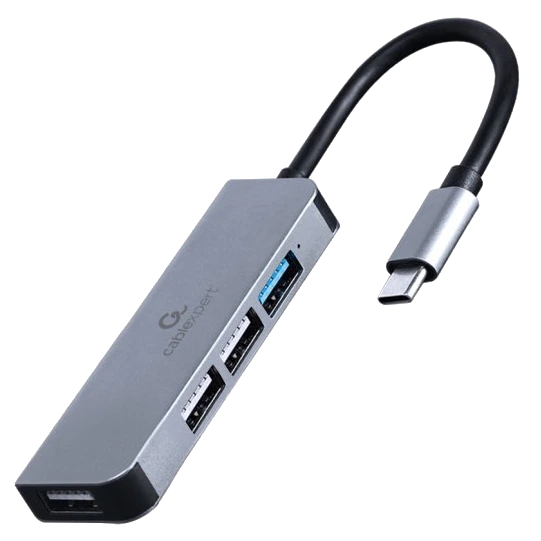 Cablexpert UHB-CM-U3P1U2P3-01USB-С 1 х USB 3.1 Gen1 (5 Gbps), 3 х USB 2.0