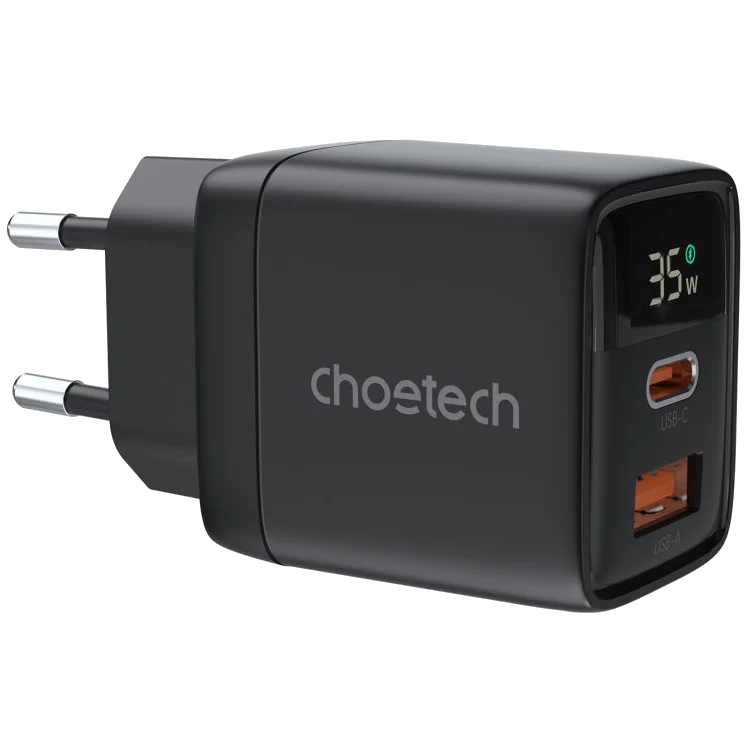 Choetech PD6052 Black PD35W GAN A+C