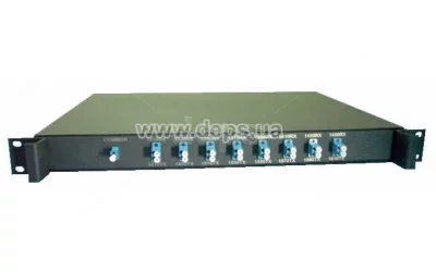 CWDM-1SM-08-16wave, Мультиплексор/Демультиплексор 8 каналів по одному волокну, 16 довжин хвиль CWDM-1SM-08-16wave-1