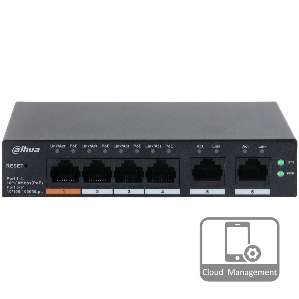 Dahua DH-CS4006-4ET-60 PoE