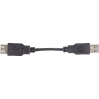 Дата кабель USB 2.0 AM/AF 0.1m PowerPlant (KD00AS1209)