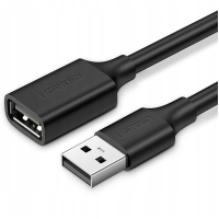 Дата кабель USB 2.0 AM/AF 1.0m US103 black Ugreen (10314)