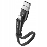 Дата кабель USB 2.0 AM to Lightning 0.23m 2A Baseus (CALMBJ-01)
