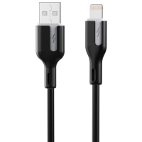 Дата кабель USB 2.0 AM to Lightning 1.0m 2.4A black Choetech (XAL-0003-BK-V2)