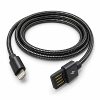 Дата кабель USB 2.0 AM to Lightning 1.0m 2.4A metal black XoKo (XK-CTL-001-BK)