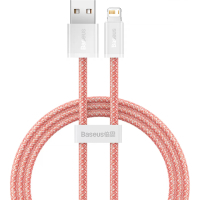 Дата кабель USB 2.0 AM to Lightning 1.0m 2.4A orange Baseus (CALD000407)