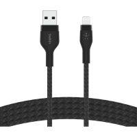 Дата кабель USB 2.0 AM to Lightning 1.0m black Belkin (CAA010BT1MBK)