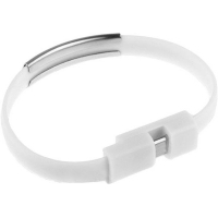 Дата кабель USB 2.0 AM to Micro 5P 0.2m браслет white Extradigital (KBU1781)