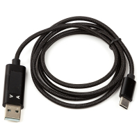 Дата кабель USB 2.0 AM to USB-C 1.0m display PowerPlant (CA913176)
