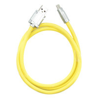 Дата кабель USB 2.0 AM to USB-C 1.0m yellow Dengos (PLS-TC-NS-YELLOW)