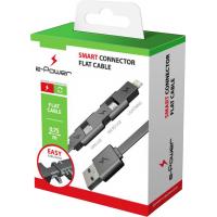 Дата кабель USB 3.0 AM to Lightning + Micro 5P + Mini 5P 0.75m E-power (EP121DC)
