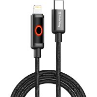 Дата кабель USB-C to Lightning 1.0m PD30W black ColorWay (CW-CBPDCL103-BK)