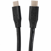 Дата кабель USB-C to USB-C 1.0m 60W black Kingda (KD-UCUC3002-1m)