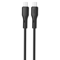 Дата кабель USB-C to USB-C 1.0m 60W black XO (NBQ231B_Black)