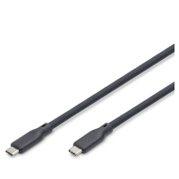 Дата кабель USB-C to USB-C 1.0m USB4 2.0 80G 240W 16K silicone black Digitus (AK-300350-010-S)