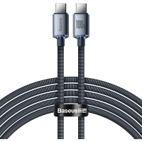 Дата кабель USB-C to USB-C 1.2m 100W black Baseus (CAJY000601)