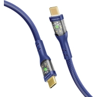Дата кабель USB-C to USB-C 2.0m Promate (transline-cc200.navy)
