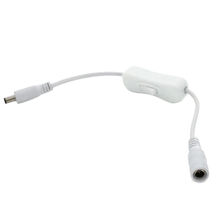 DC-F => DC-M (D 5,5x2,5мм) White