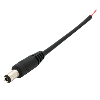 DC-M (D 5,5x2,5мм) 10см black plug OEM Q1000