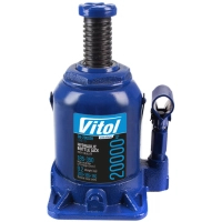 Домкрат Vitol DB-20002H/JX0111, телескопічний, гідравлічний, 20т, min 185мм, max 350мм (DB-20002H / JX0111)