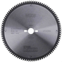 Диск пильний DeWALT EXTREME WORKSHOP, 305 х 30 мм, 96 z, TCG, - 5 градусів, надчистий різ (DT4290)