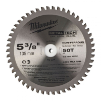 Диск пильный Milwaukee по металлу, 135х20мм, 50 зуб. (48404075)