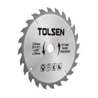 Диск пильный Tolsen пильный с ТВС напайками по дереву 185х40Т*30мм (76431)