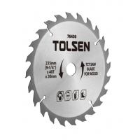 Диск пильный Tolsen пильный с ТВС напайками по дереву 254х60Т*30мм (76461)