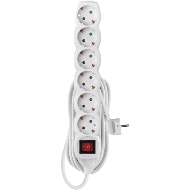 EMOS P1625R 6 розетки 5 м