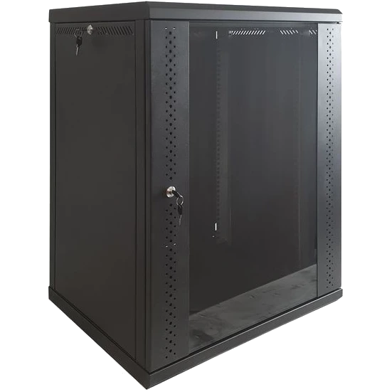EServer 12U 600х350х637 скло, чорна
