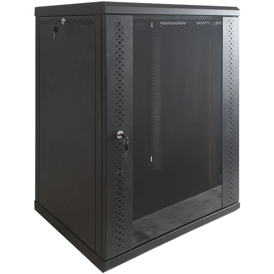 EServer 15U 600х500х773 скло, чорна