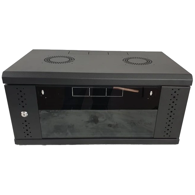 EServer 4U 600х350х284, скло, чорна
