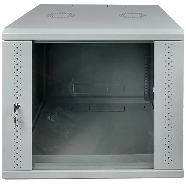 EServer 9U 600х500х503 стекло, серая