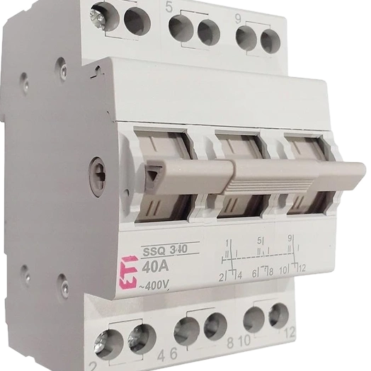 ETI ЕТІ SSQ 340 "1-0-2", 3p 40A