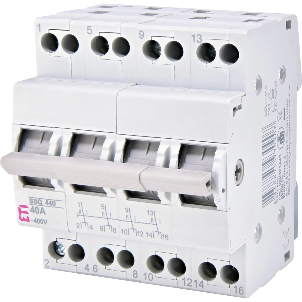 ETI ЕТІ SSQ 440 "1-0-2", 4p 40A