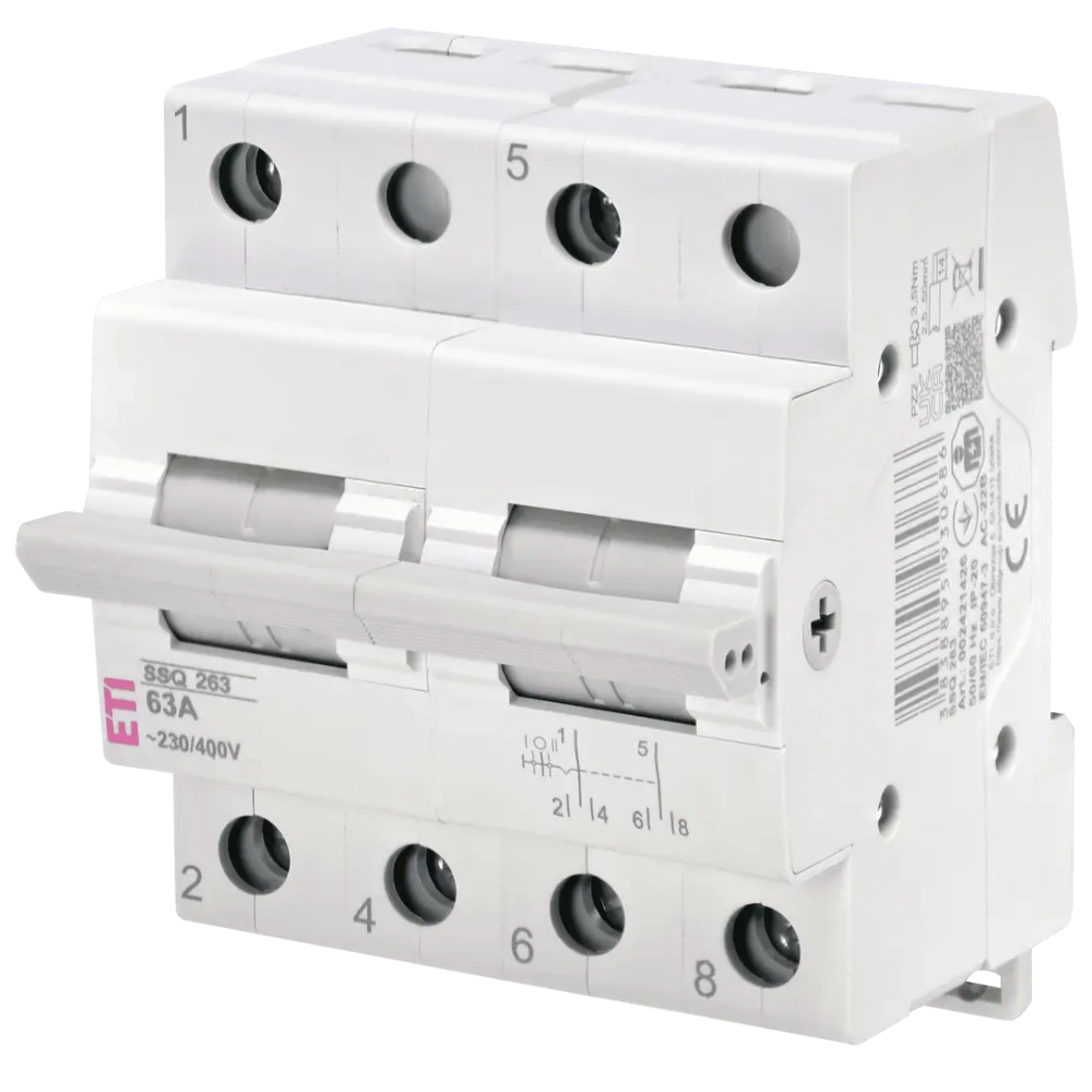 ETI SSQ 263 "1-0-2", 2p 63A