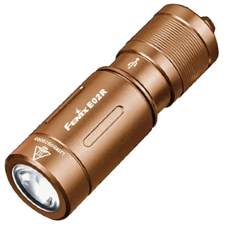 Фонарь ручной бронзовый Fenix E02R