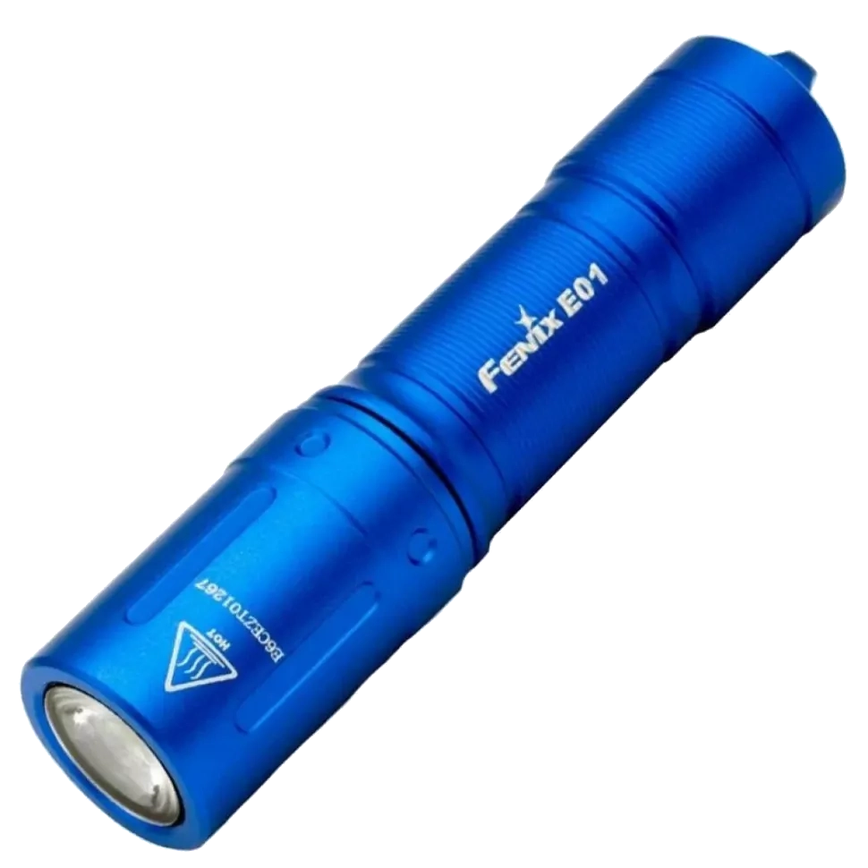 Фонарь ручной голубой Fenix E01 V2.0