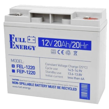 Full Energy FEL-1220 20А•ч 12В гелевая