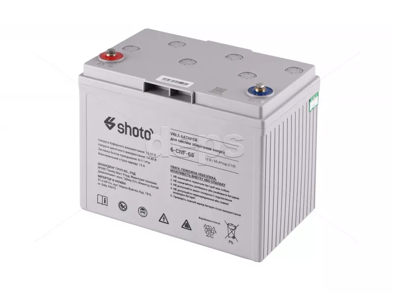 GEL-CARBON аккумулятор SHOTO 6CNF-65​ (12V/65Ah)