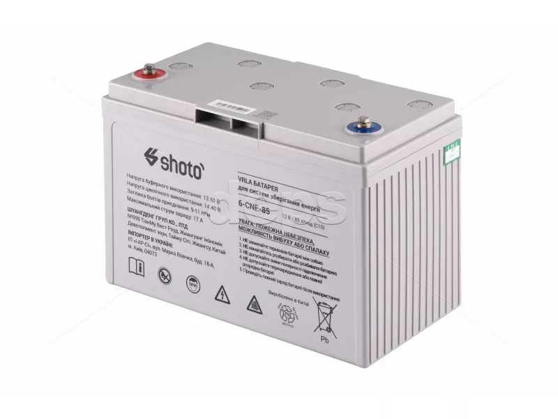 GEL-CARBON акумулятор SHOTO 6CNF-85​ (12V/85Ah)