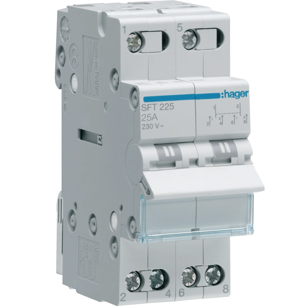Hager SFT225 2Р 25А 230В 2м