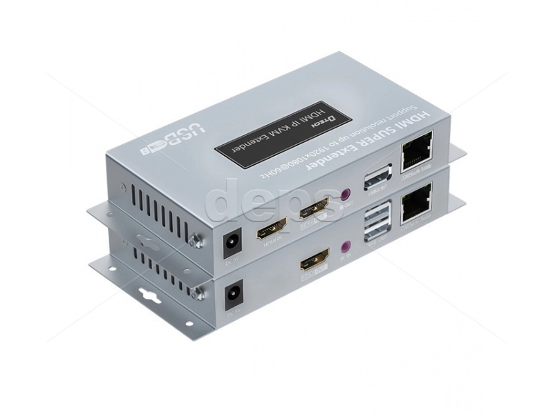 HDMI+USB подовжувач сигналу по Ethernet (1080p/2ND) HDMI/USB-Ethernet extender RX (1080p/2ND)