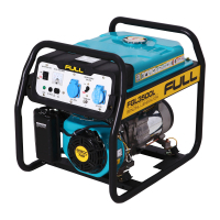 Генератор FULL FGL 3500L, 50Hz, 3.5kVA/2.8kW, бак 17 л, ручной старт (FGL 3500L)