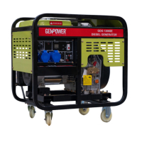 Генератор GenPower дизельний GDG 12000E, 230V, 50Hz, 12kVA/9.6kW, 15 л, електростартер (GDG 12000E)