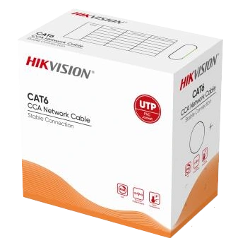 Hikvision DS-1LN6UU/CCA CAT6 U/UTP grey (305м)