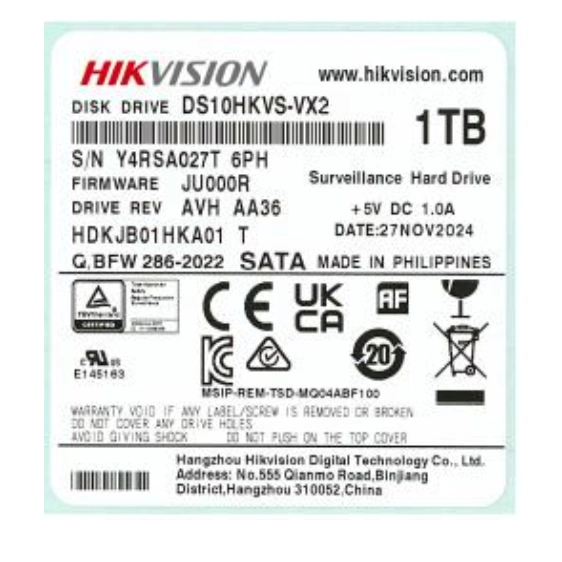 Hikvision Hikvsion DS10HKVS-VX2