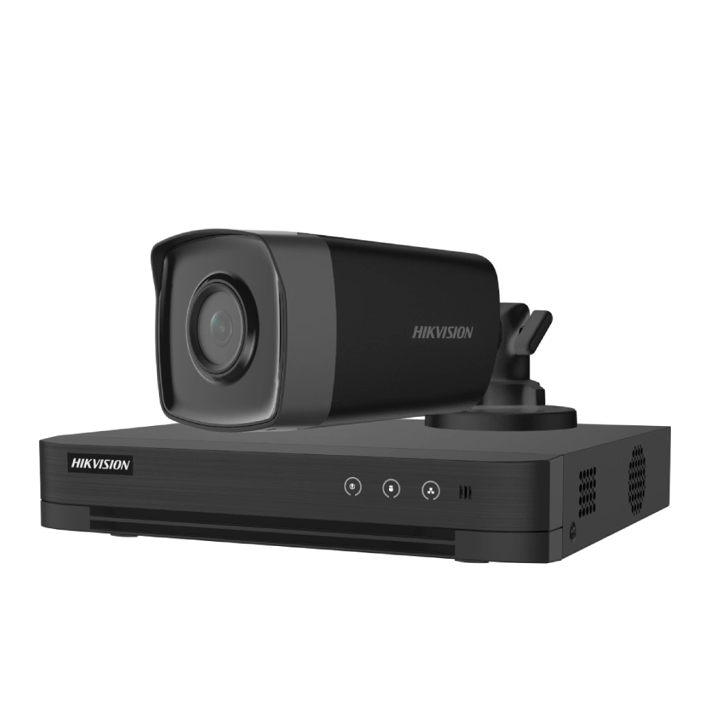 Hikvision iDS-7204HUHI-M1/T + DS-2CE17D0T-IT5F Black 2МП (3.6мм)